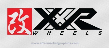 XXR Wheels Decals - Pair (2 pieces)